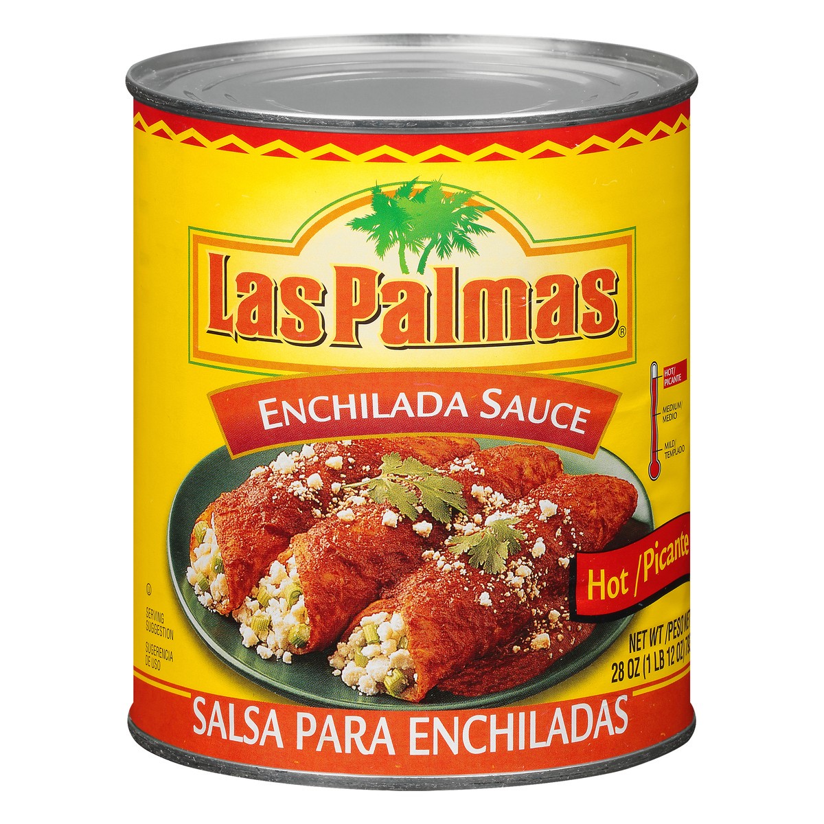 slide 6 of 11, Las Palmas Hot Enchilada Sauce 28 oz. Can, 28 oz