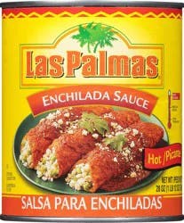 Las Palmas Hot Enchilada Sauce 28 oz. Can