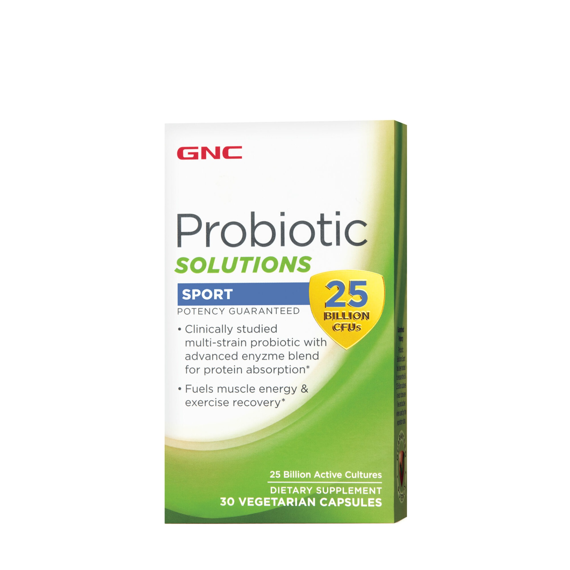 slide 1 of 1, GNC Probiotic Soultions Sport - 25 Billion CFUs, 30 ct