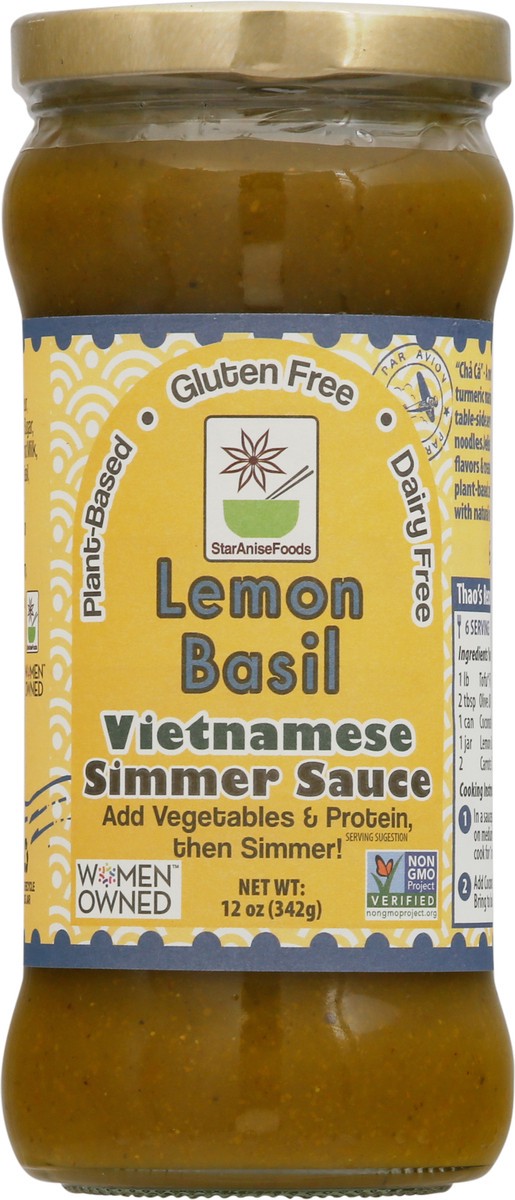 slide 6 of 9, Star Anise Foods Vietnamese Lemon Basil Simmer Sauce 12 oz, 12 oz