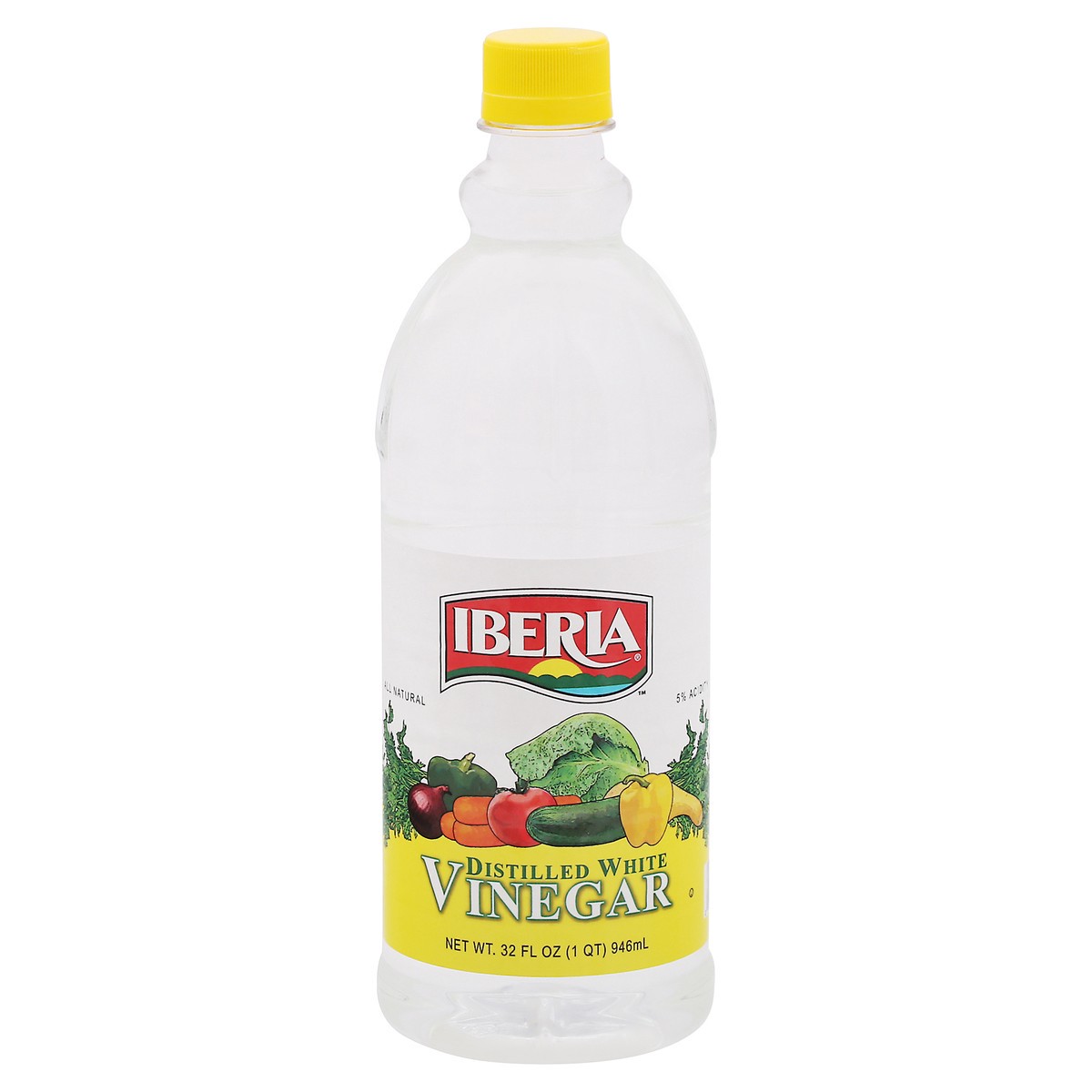 slide 1 of 9, Iberia Distilled White Vinegar 32 fl oz Bottle, 32 fl oz