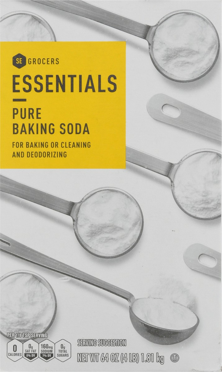 slide 2 of 9, Essentials Baking Soda, 64 oz