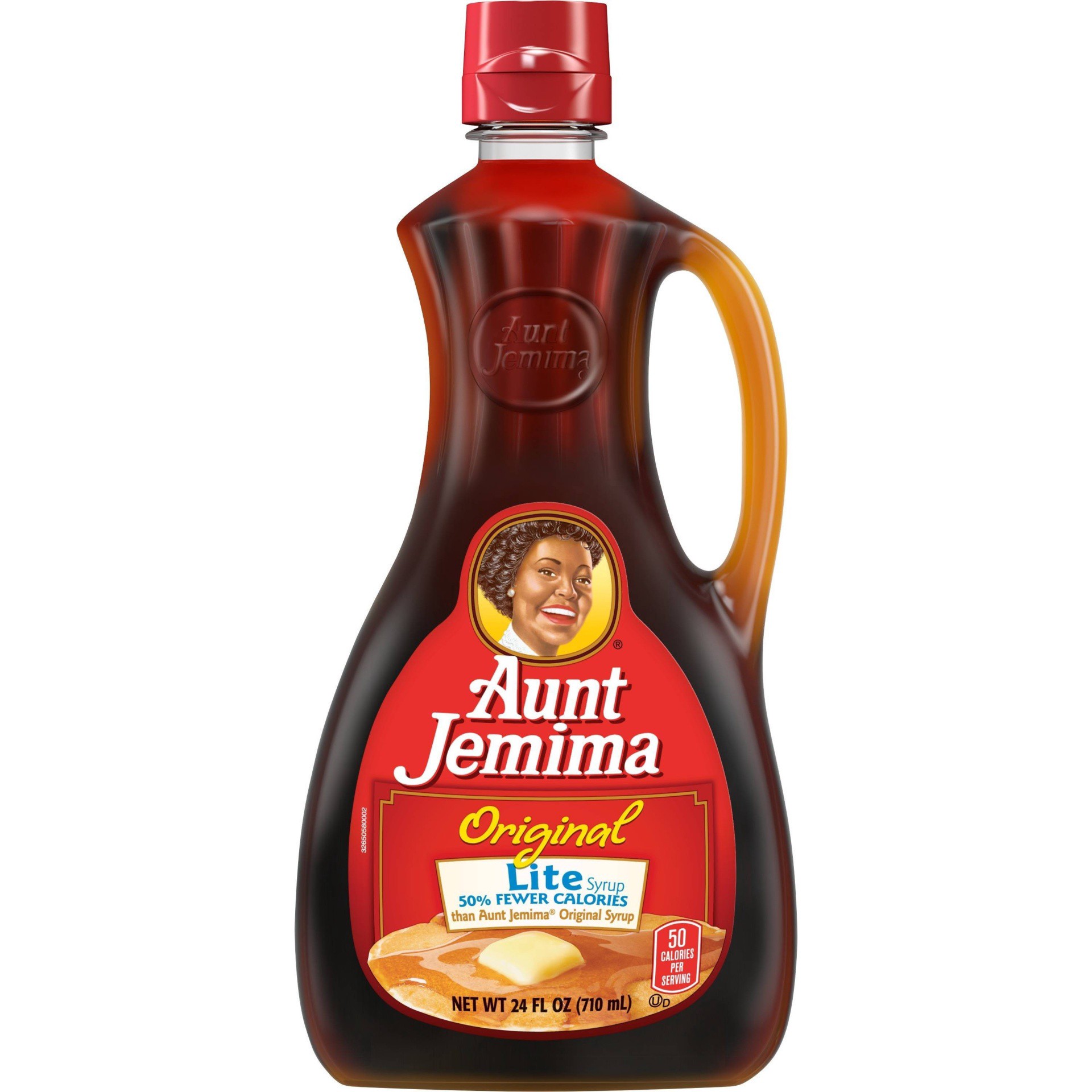 slide 1 of 4, Aunt Jemima Original Lite Syrup, 24 fl oz