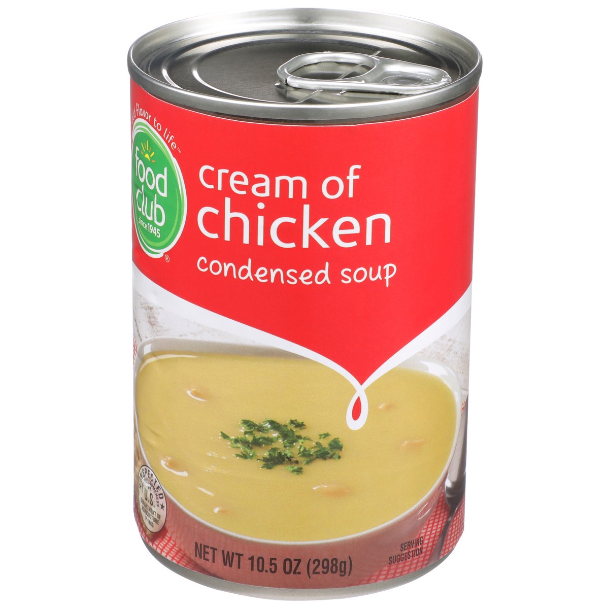 slide 3 of 9, Food Club Condensed Soup - Cream Of Chicken, 10.5 oz