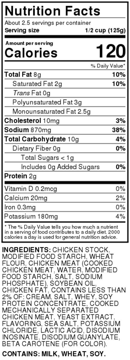 slide 4 of 9, Food Club Condensed Soup - Cream Of Chicken, 10.5 oz