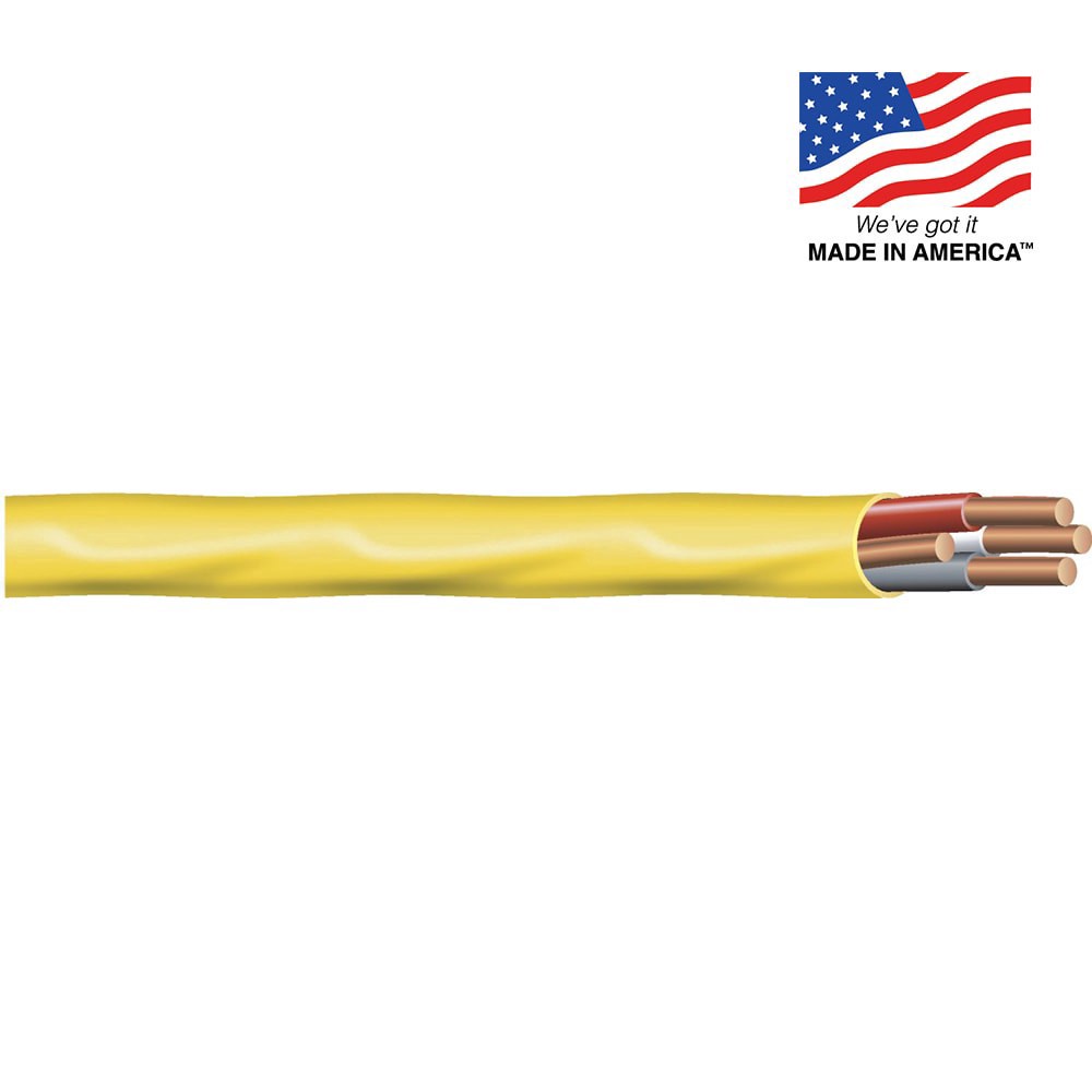 slide 2 of 6, Southwire 250-ft 12/3 Romex SIMpull Solid Indoor CU NM-B W/G (By-the-roll), 250 ct