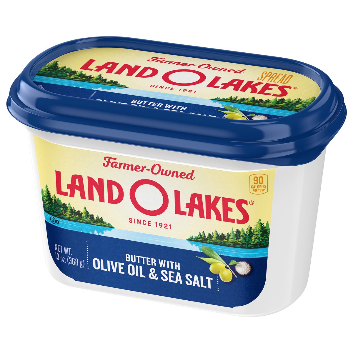 slide 3 of 5, Land O'Lakes Butter with Olive Oil and Sea Salt, 13 oz