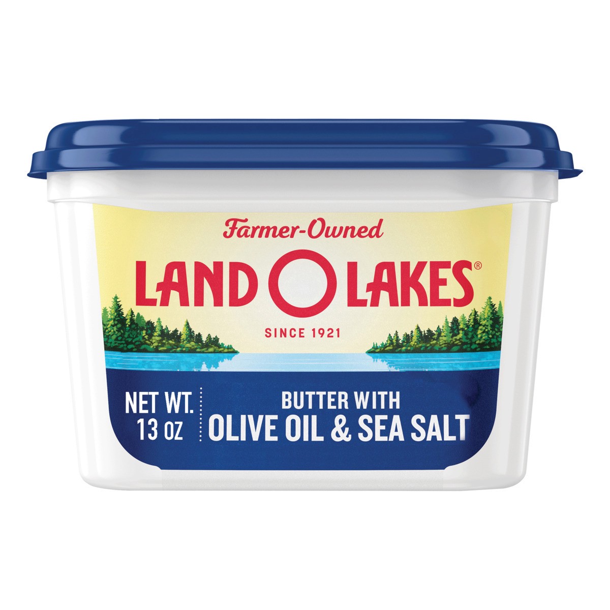 slide 1 of 5, Land O'Lakes Butter with Olive Oil and Sea Salt, 13 oz