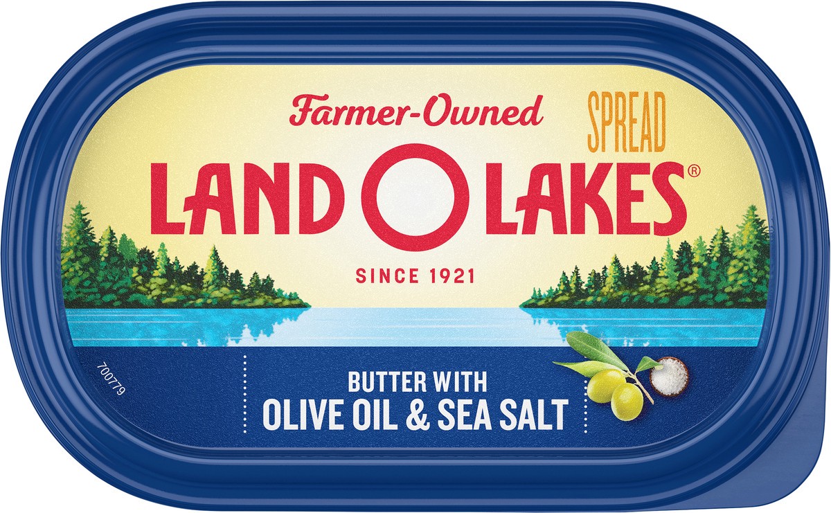 slide 5 of 5, Land O'Lakes Butter with Olive Oil and Sea Salt, 13 oz