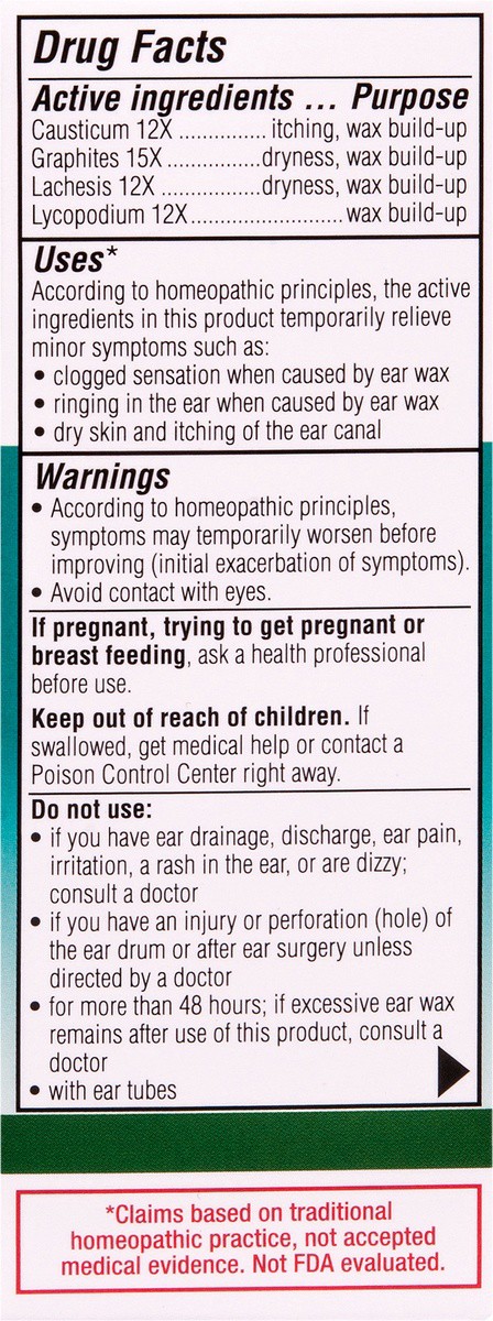 slide 4 of 7, Similasan Ear Wax Relief, 0.33 fl oz