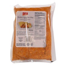 slide 1 of 1, GFS Shredded Chicken Taco Filling, 80 oz