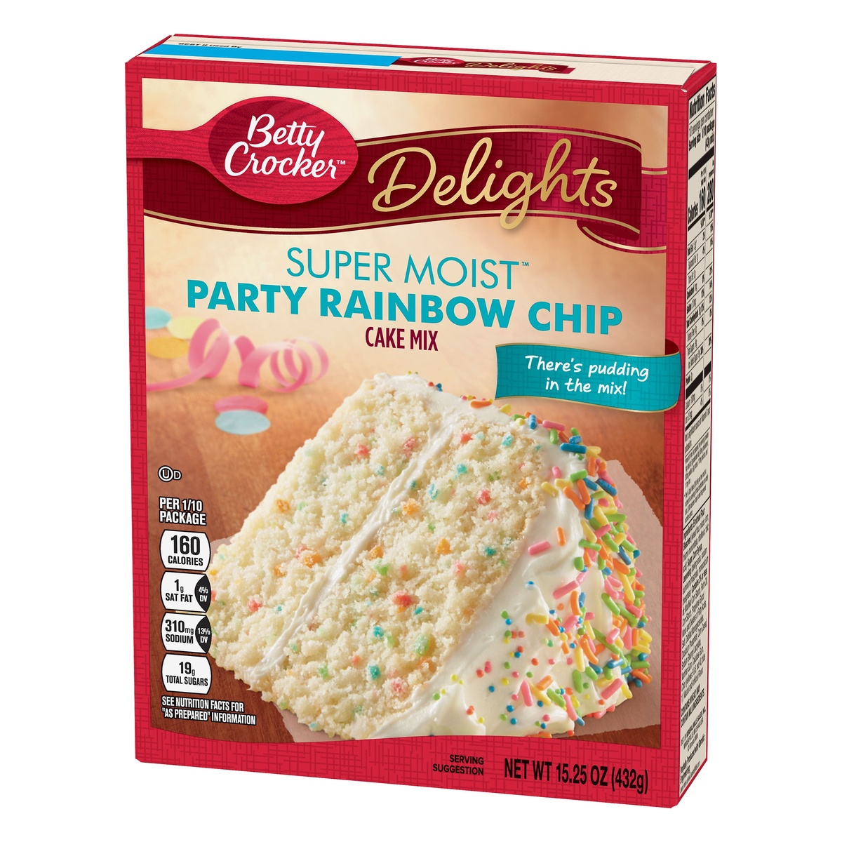 slide 3 of 10, Betty Crocker Rainbow Chip Cake Mix, 15.25 oz