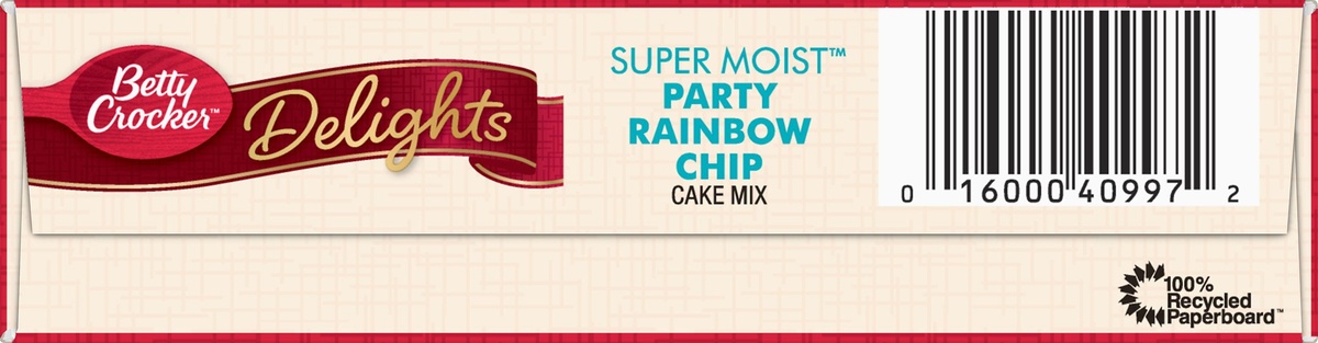slide 8 of 10, Betty Crocker Rainbow Chip Cake Mix, 15.25 oz