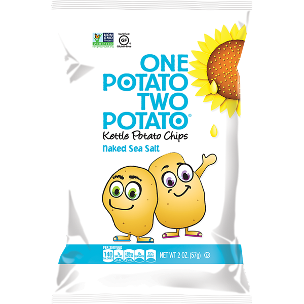 slide 1 of 1, One Potato Two Potato Kettle Potato Chips - Sweet Onion, 2 oz