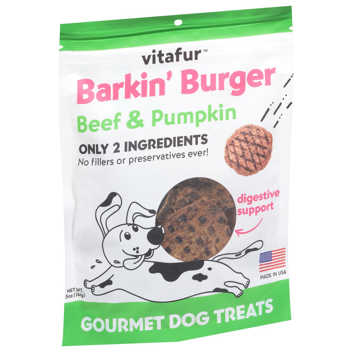 slide 12 of 13, Barkin Burger Beef & Pumpkin - 5 OZ, 5 oz