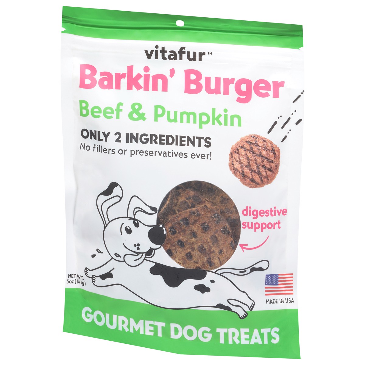 slide 13 of 13, Barkin Burger Beef & Pumpkin - 5 OZ, 5 oz
