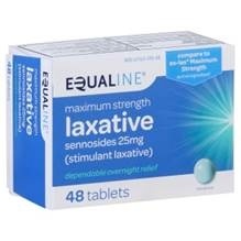 slide 1 of 1, Equaline Laxative Maximum Strength Tablets, 48 ct