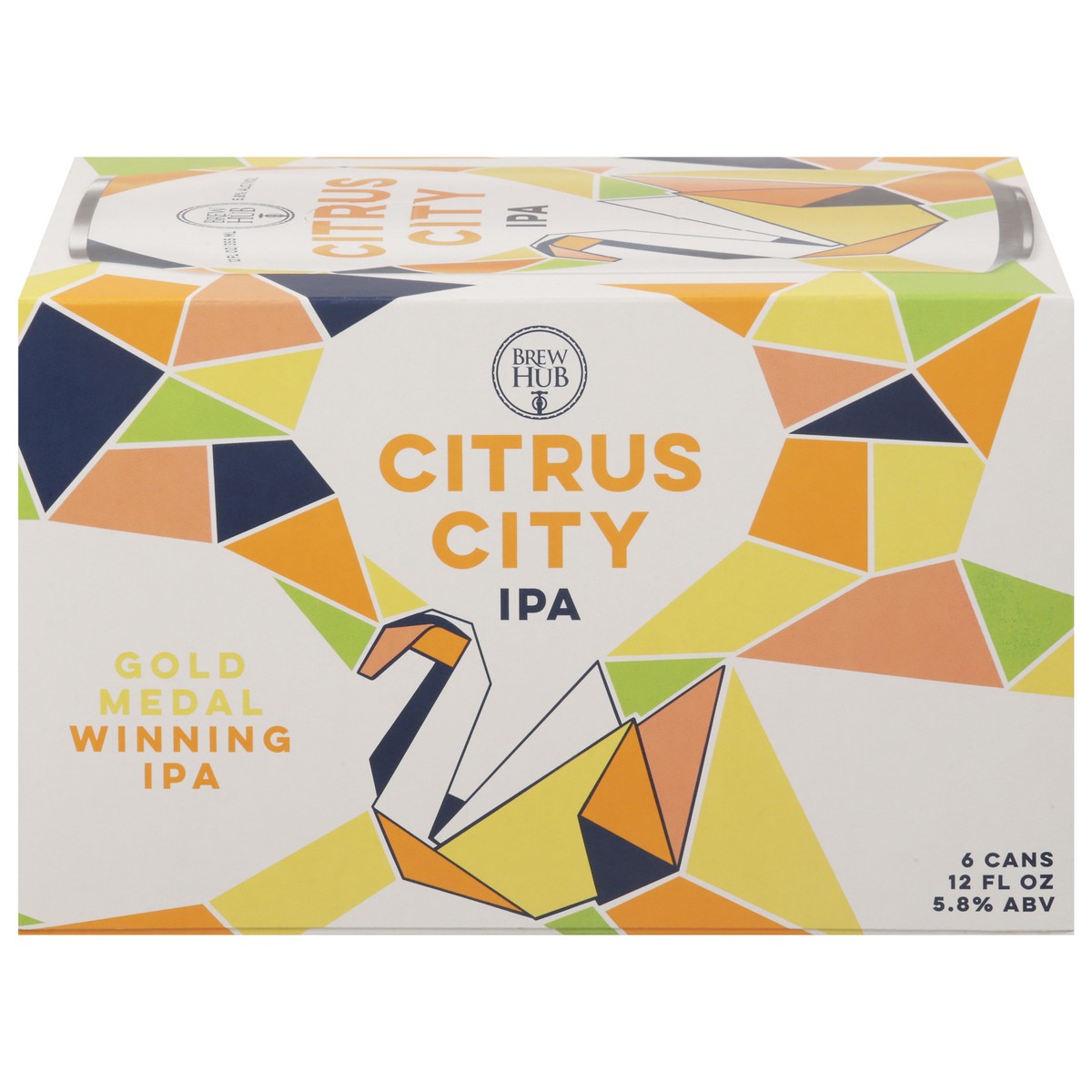 slide 4 of 4, Brew Hub Citrus City IPA Beer 6 - 12 fl ox Cans, 6 ct; 12 oz