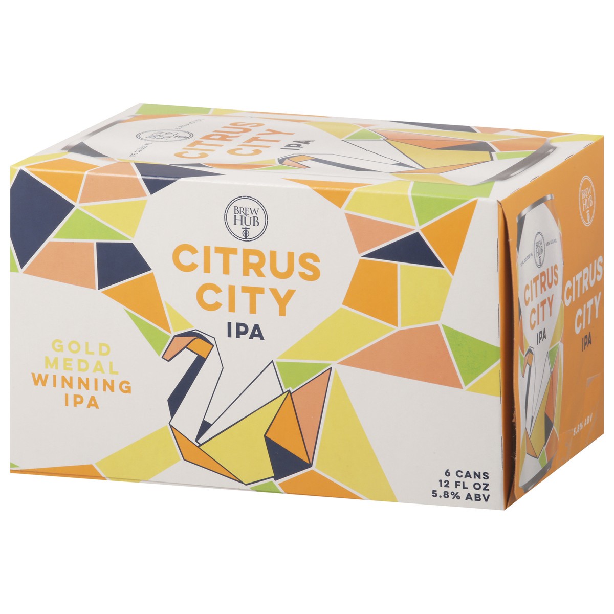 slide 3 of 4, Brew Hub Citrus City IPA Beer 6 - 12 fl ox Cans, 6 ct; 12 oz