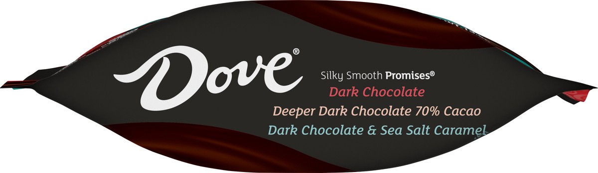 slide 6 of 9, DOVE PROMISES Dark Chocolate Candy Assortment, 13.5 oz Resealable Bag, 13.5 oz