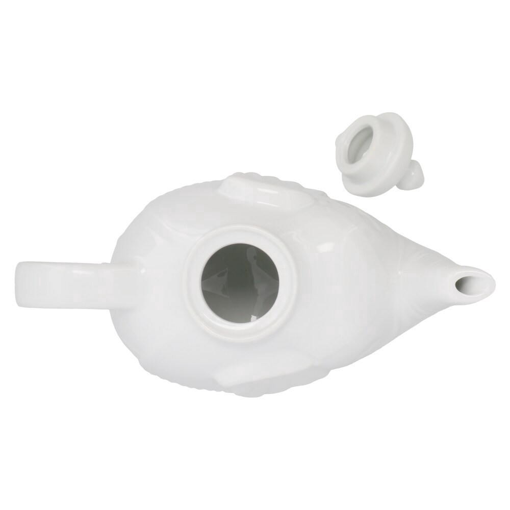 slide 5 of 5, BIA Cordon Bleu Elephant Teapot - White, 28 oz