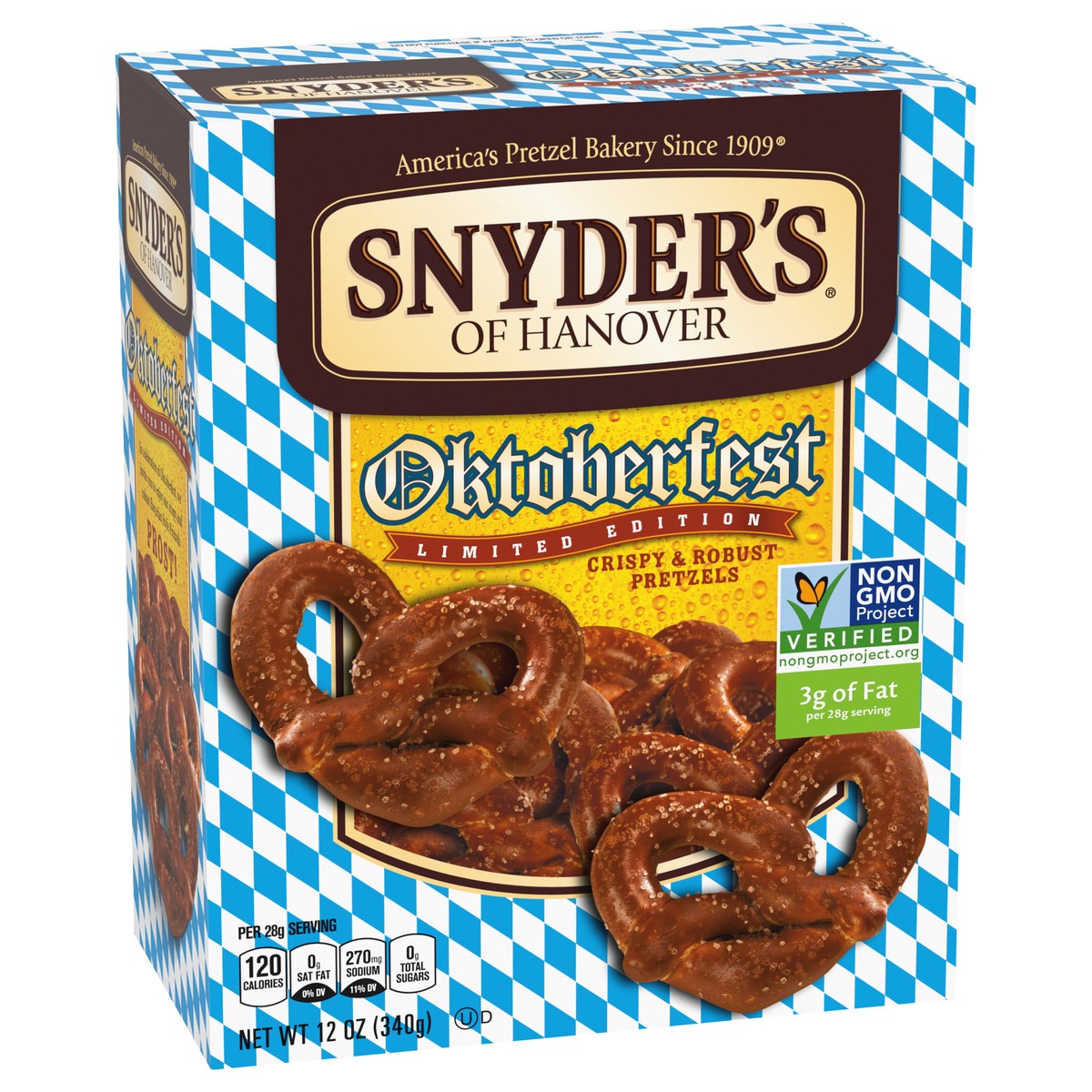 slide 2 of 10, Snyder's of Hanover Oktoberfest Limited Edition Pretzels - Box, 12 oz