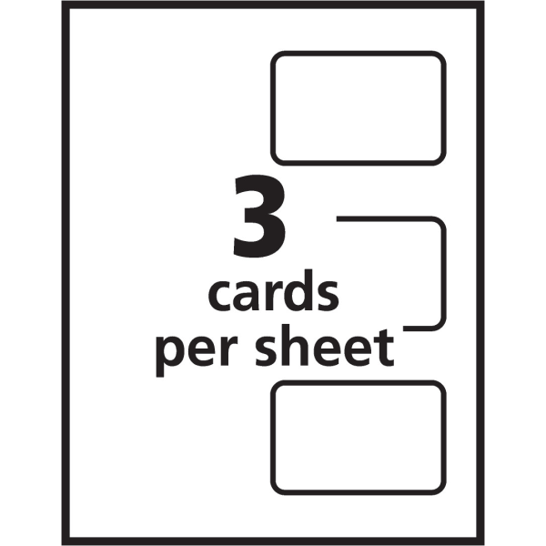 slide 3 of 4, Avery® Customizable Self-Laminating Name Badges, 5362, 2.25"" x 3.5"", White, 30 Name Tags With Clips, 30 ct