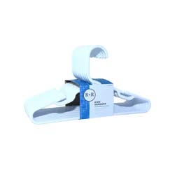 R+r Kids Hangers, White, 20 Count
