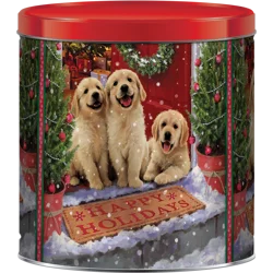 Puppies Pcorn Tin