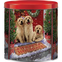 Puppies Popcorn Tin