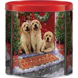 Puppies Popcorn Tin