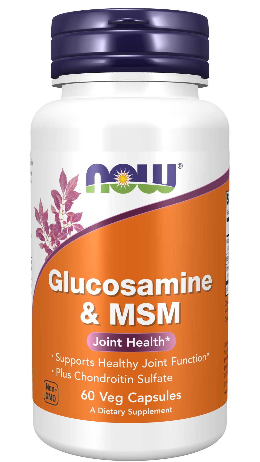 slide 1 of 9, NOW Glucosamine & MSM - 60 Veg Capsules, 60 ct