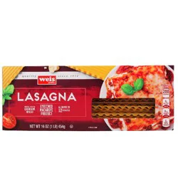 Weis Quality Classic Pasta Enriched Macaroni Product, Lasagna - 16 oz