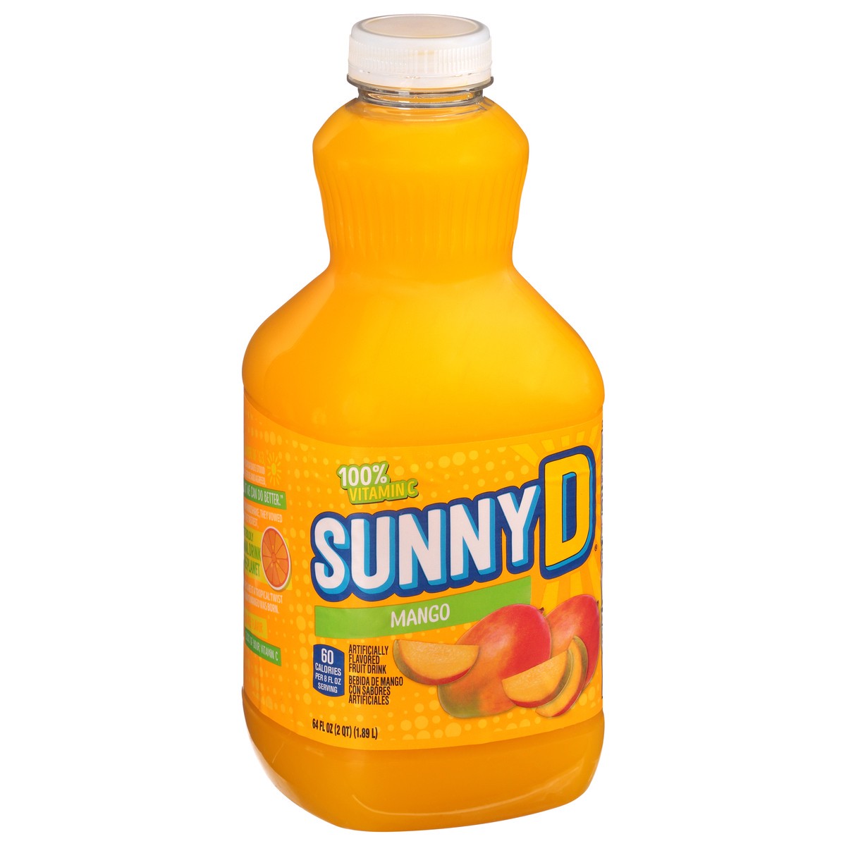 slide 8 of 13, Sunny D Sunnyd Mango Juice Drink, 64 Fl Oz Bottle, 64 fl oz