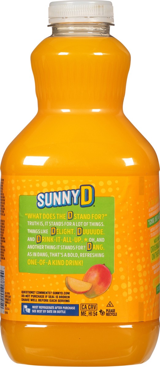 slide 5 of 13, Sunny D Sunnyd Mango Juice Drink, 64 Fl Oz Bottle, 64 fl oz