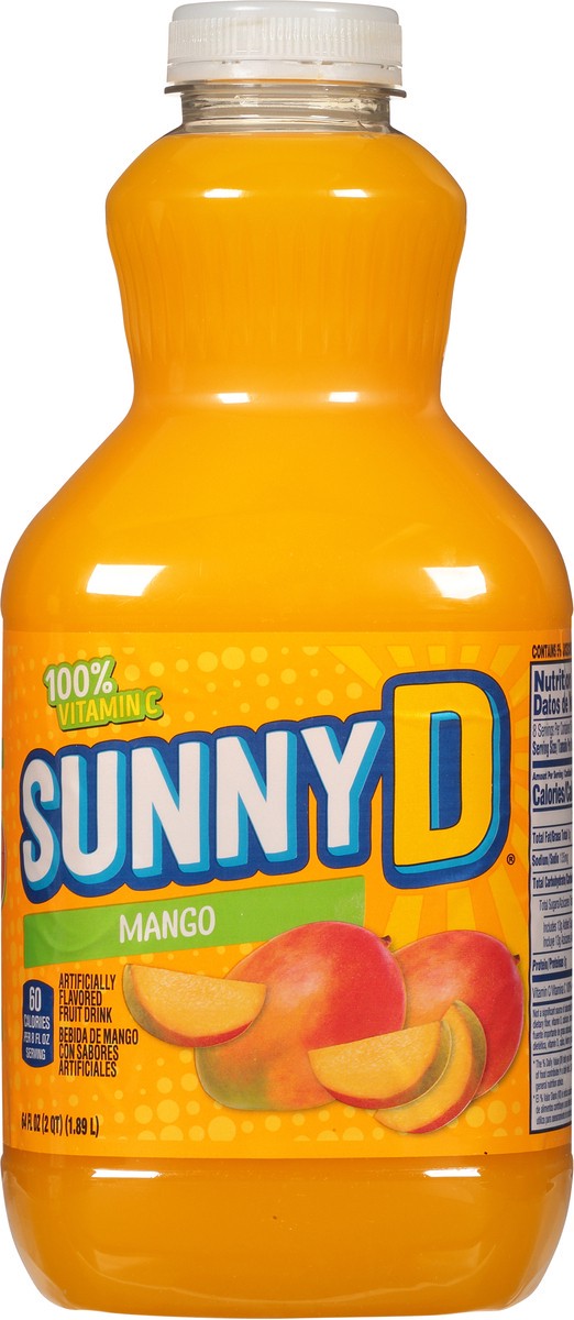 slide 9 of 13, Sunny D Sunnyd Mango Juice Drink, 64 Fl Oz Bottle, 64 fl oz