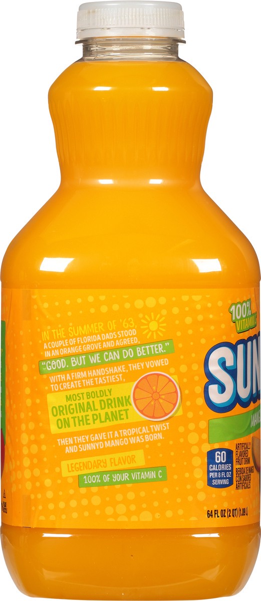 slide 11 of 13, Sunny D Sunnyd Mango Juice Drink, 64 Fl Oz Bottle, 64 fl oz