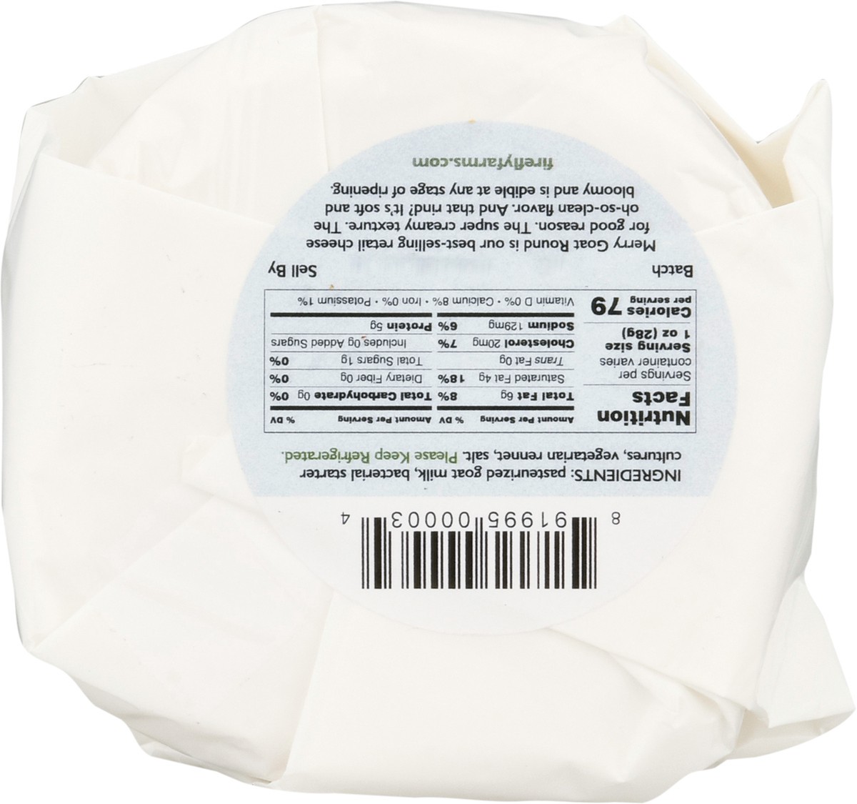 slide 13 of 14, Firefly Farms Soft Ripened Merry Goat Cheese 6 oz, 6 oz