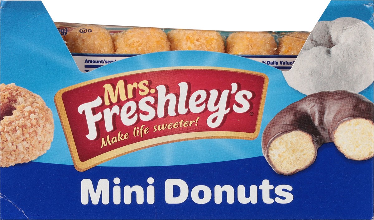 slide 8 of 12, Mrs. Freshley's Crunch Mini Donuts 1 ea, 3.4 oz