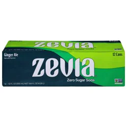 Zevia Ginger Ale Zero Calorie Soda - 144 fl oz