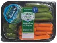 Kroger Snack Tracy With Carrots Peas Broccoli & Ranch Dip