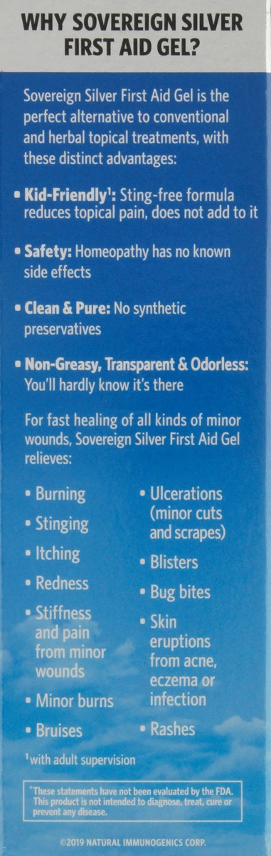 slide 10 of 12, Sovereign Silver Topical Healing First Aid Gel 2 fl oz, 1 ct