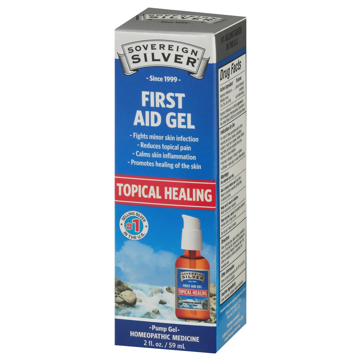 slide 2 of 12, Sovereign Silver Topical Healing First Aid Gel 2 fl oz, 1 ct