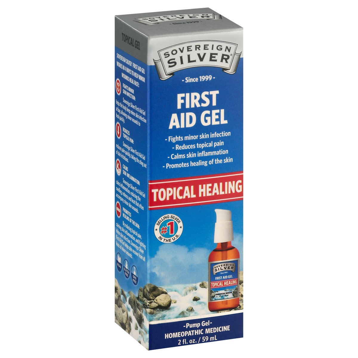 slide 3 of 12, Sovereign Silver Topical Healing First Aid Gel 2 fl oz, 1 ct