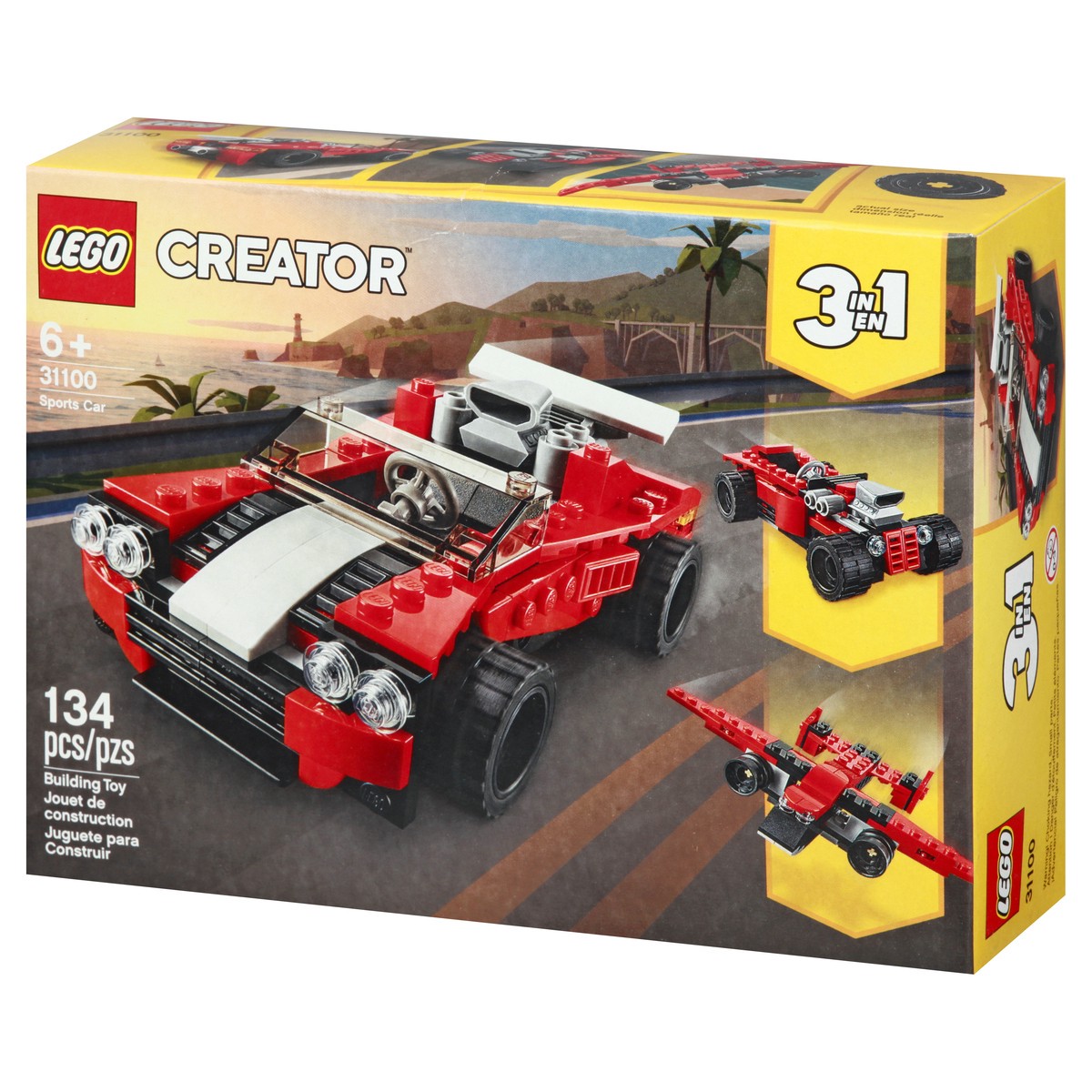 slide 3 of 9, LEGO Creator Sports Car Toy 1 ea, 1 ct