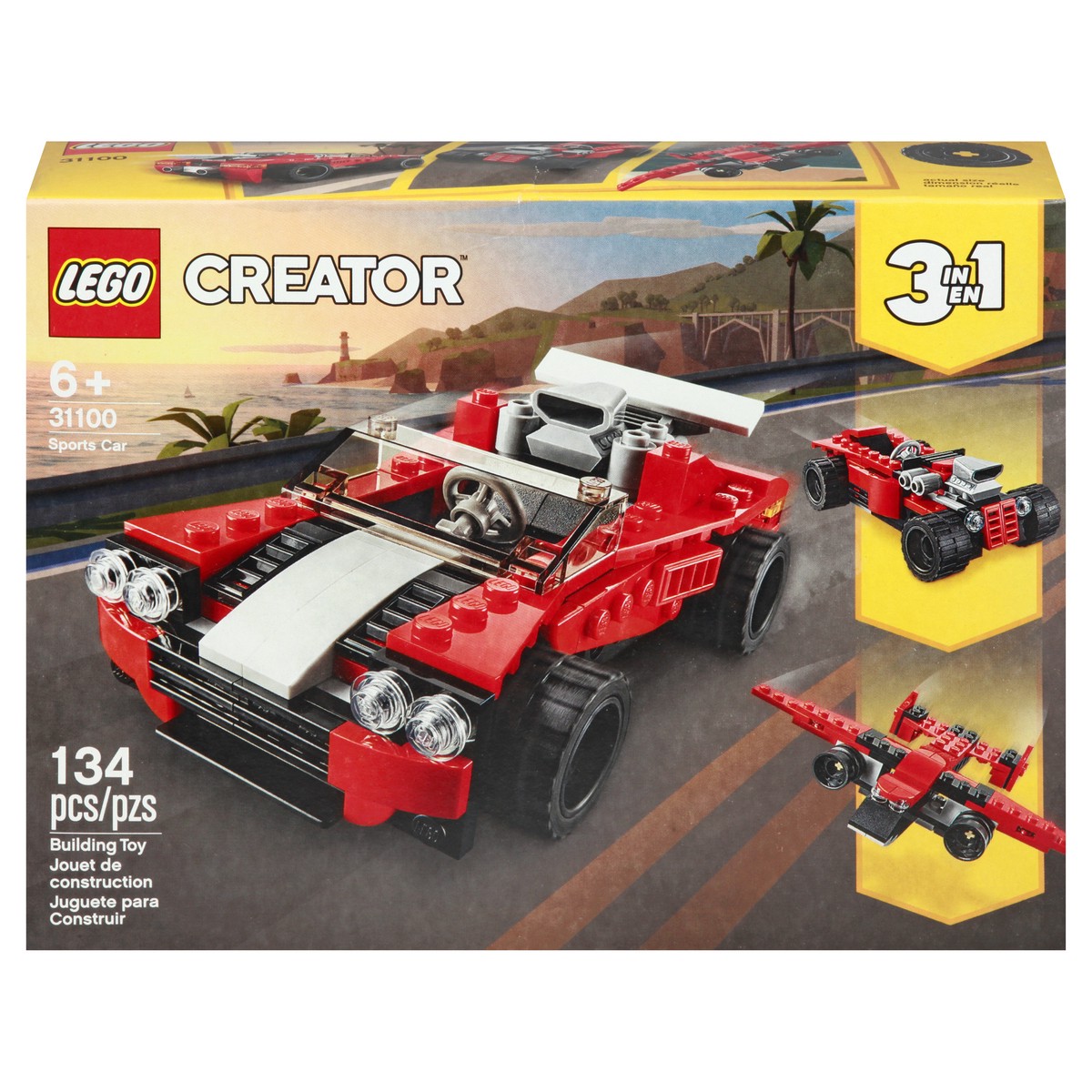 slide 1 of 9, LEGO Creator Sports Car Toy 1 ea, 1 ct