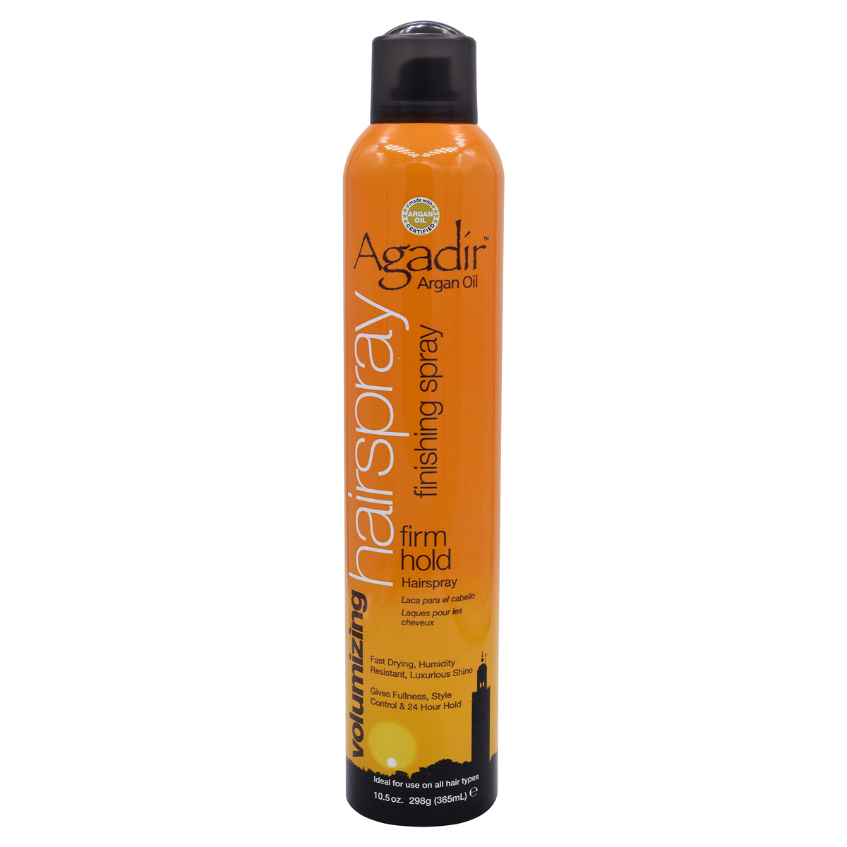 slide 1 of 1, Agadir Argan Oil Firm Hold Finishing Spray, 10.5 oz