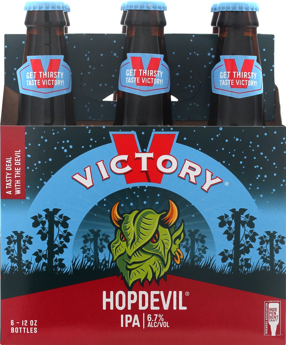 slide 2 of 11, Victory Brewing Company IPA HopDevil Beer 6 ea, 6 ct