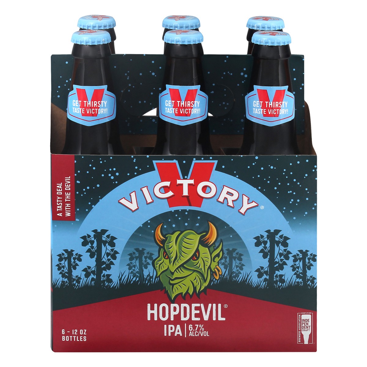 slide 1 of 11, Victory Brewing Company IPA HopDevil Beer 6 ea, 6 ct