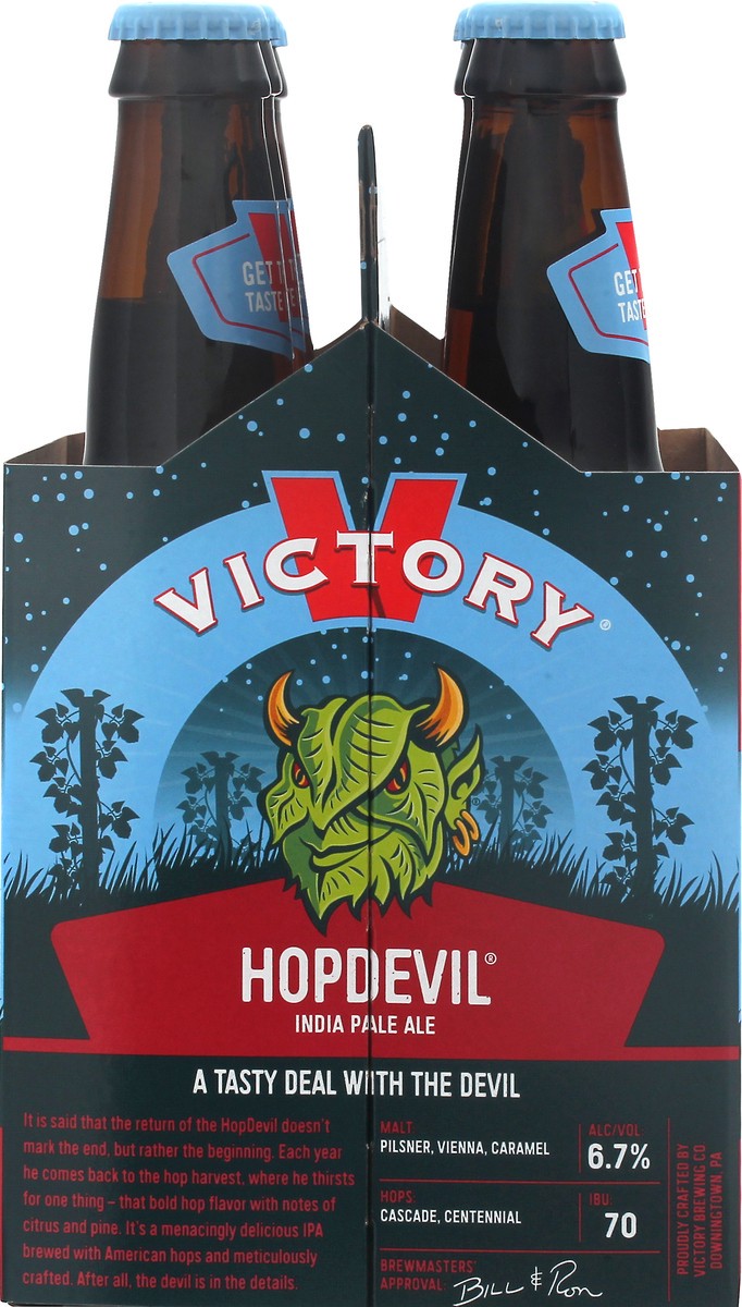 slide 3 of 11, Victory Brewing Company IPA HopDevil Beer 6 ea, 6 ct